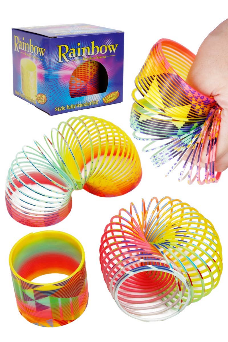 Geometric Print Rainbow Slinky