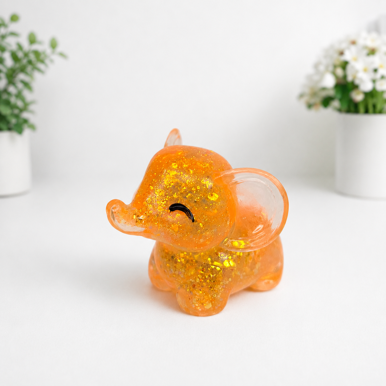 Glitter Elephant Squishy