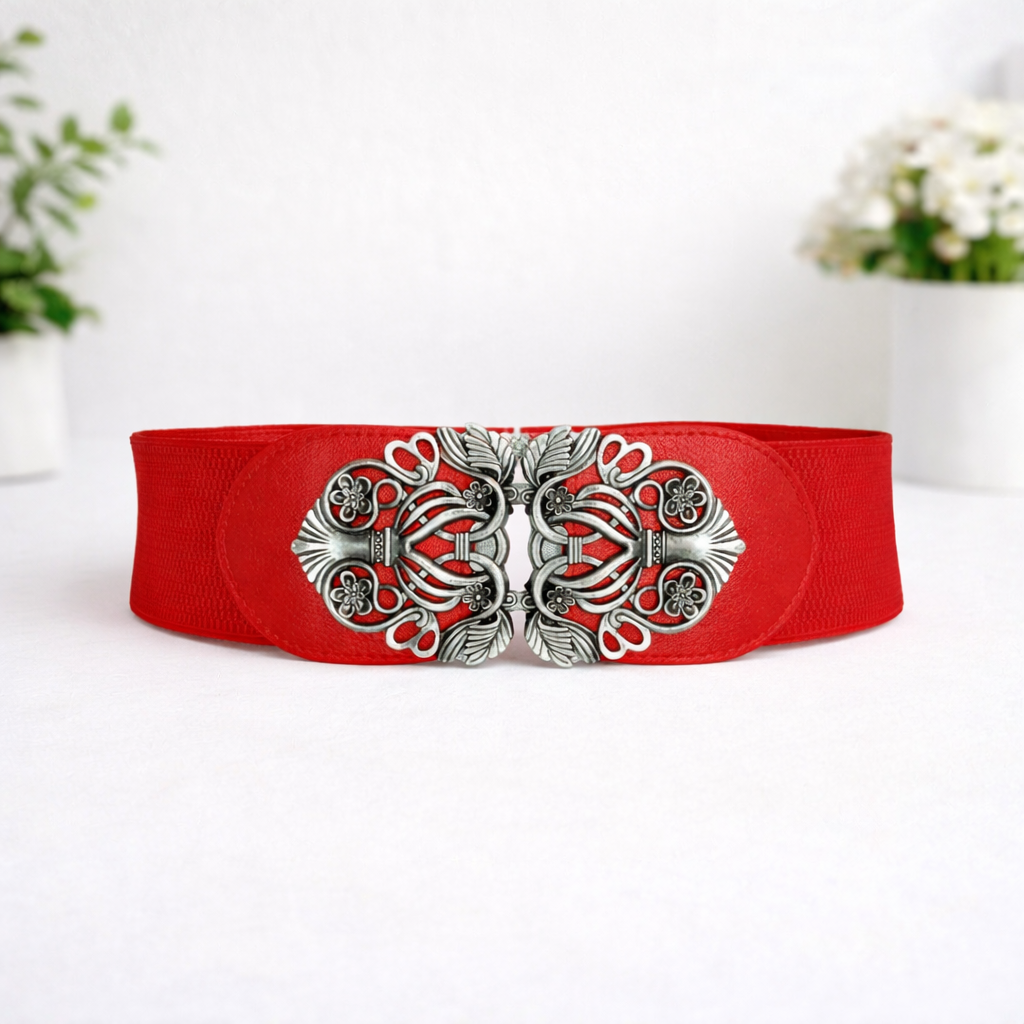 Vintage Bloom Stretch Belt