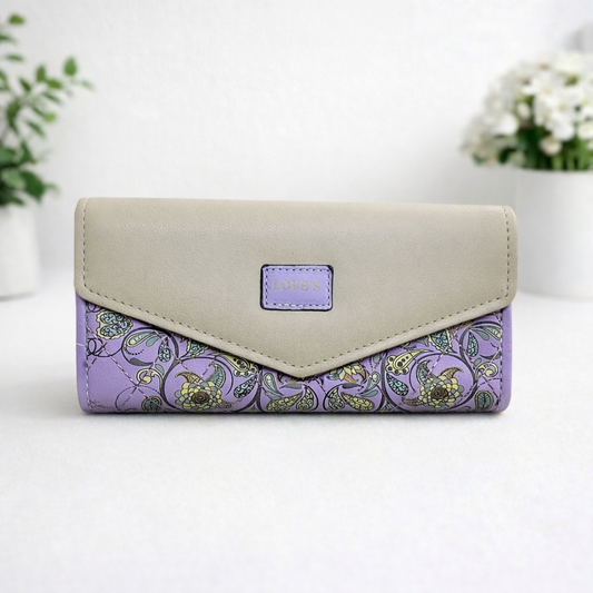 Lavender Garden Wallet