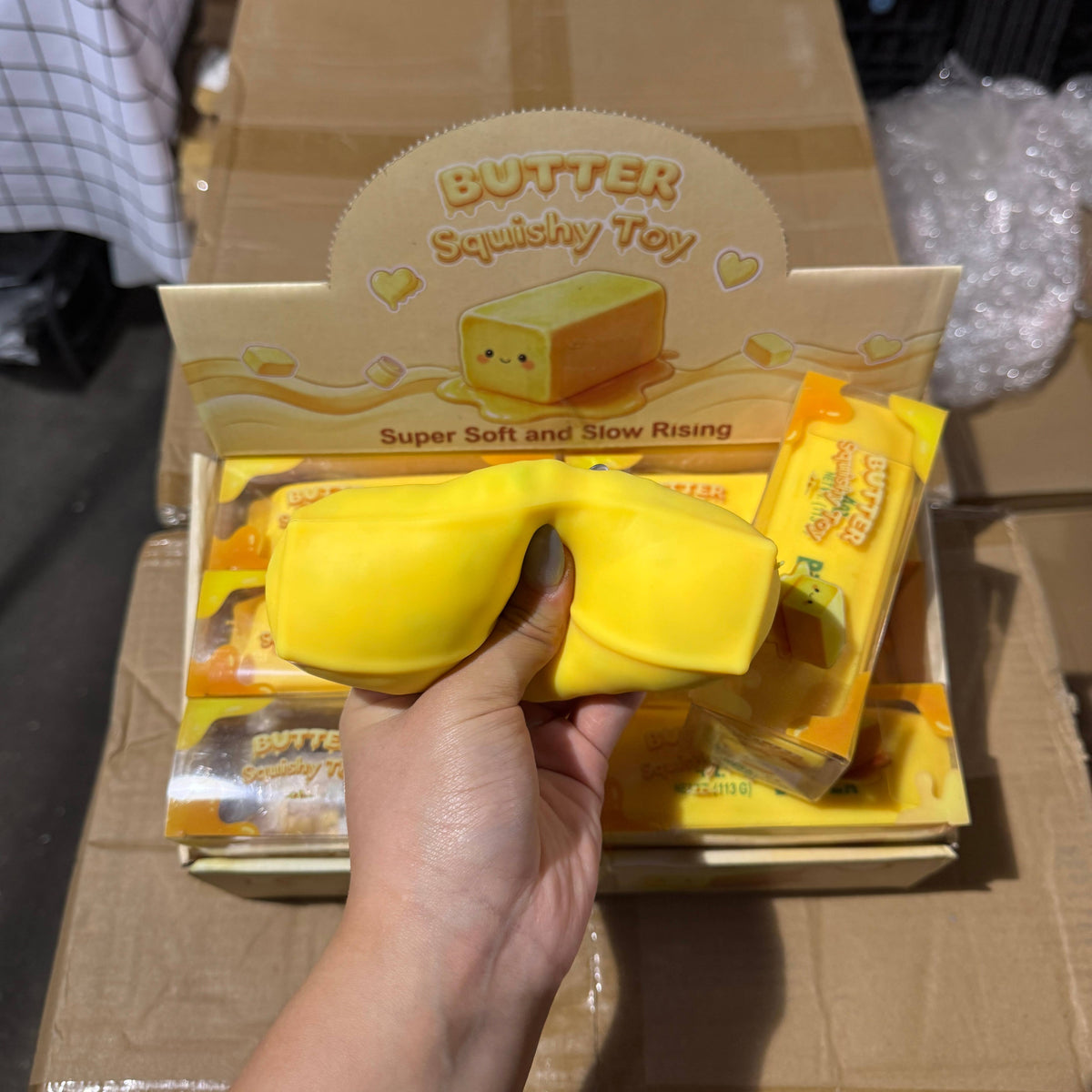Crunchy Yellow Butter Squishy