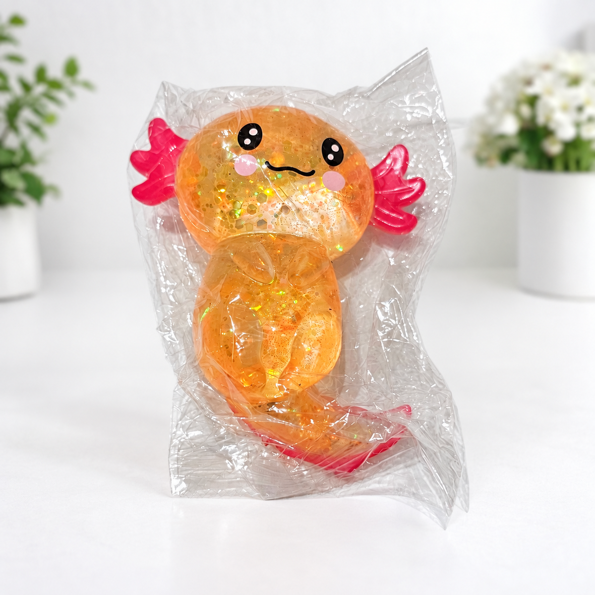 Glitter Sugar Squish Axolotl