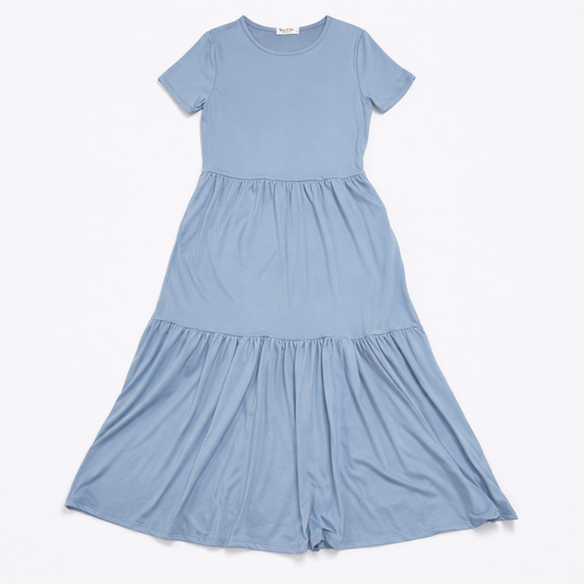 Bluebell Breeze Tiered Dress