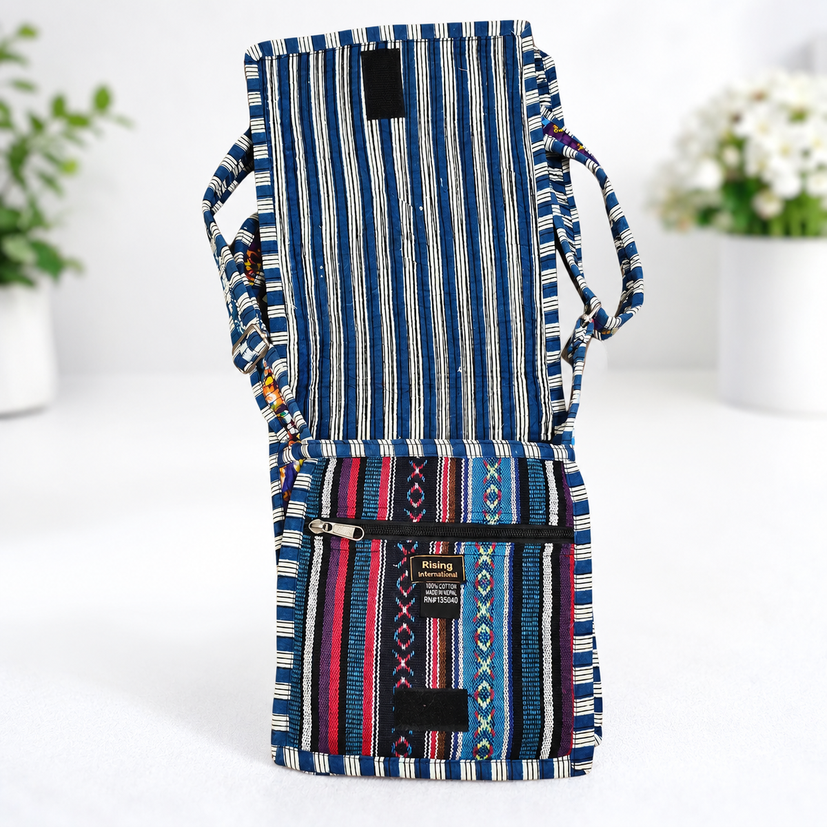 Patchwork Kantha Stiches Quilted Mini Bag