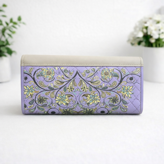 Lavender Garden Wallet