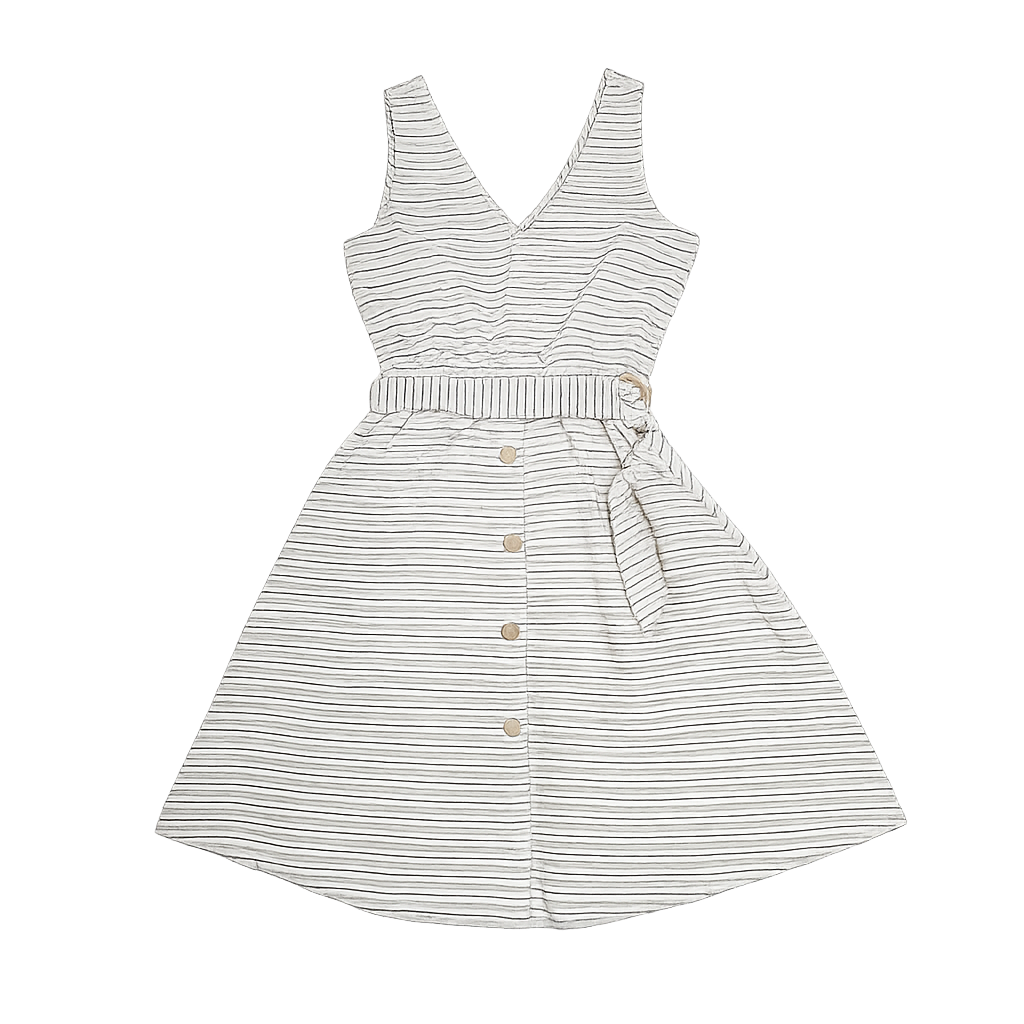 Sandy Shore Stripe Midi Dress