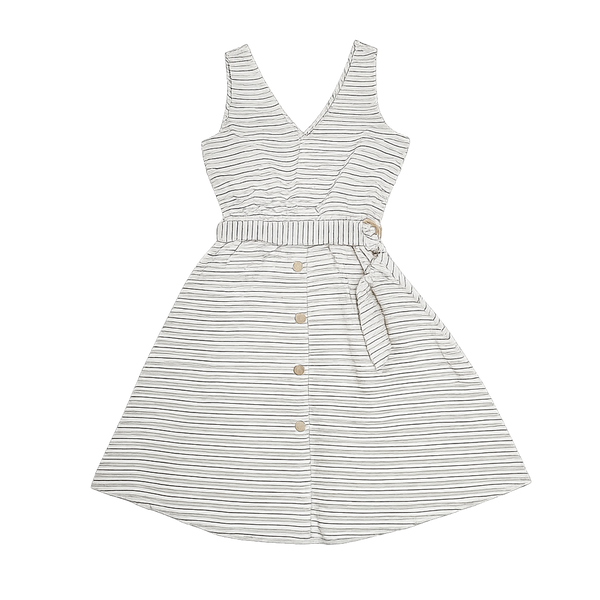 Sandy Shore Stripe Midi Dress