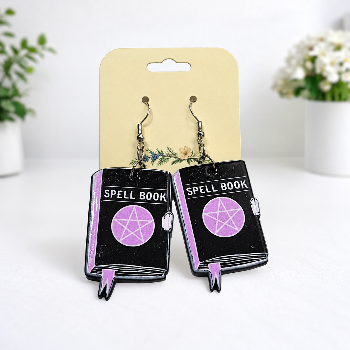 🎃👻 Halloween Acrylic Dangle Earrings
