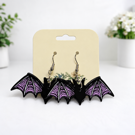 🎃👻 Halloween Acrylic Dangle Earrings