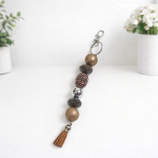 Beaded Tassel Keychains