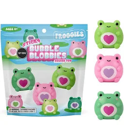 🐸 Sticky Bubble Blobbies™ Squish Toy – Froggies